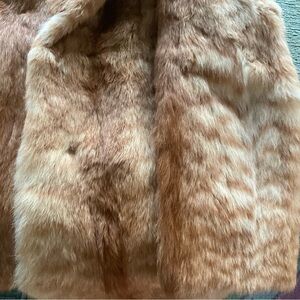 Vintage rabbit fur coat